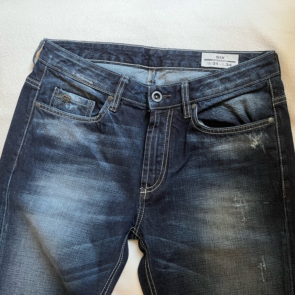 Men’s Buffalo David Bitton jeans.